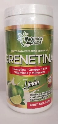 GRENETINA HIDROLIZADA 100% NATURAL (sabor limón/limón sabor) Natumex Supreme Foto 1 de 4