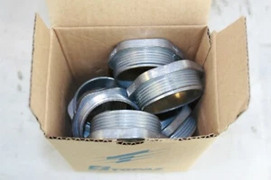 Box of 10 Topaz 756 Rigid Conduit Nipples 2" Zinc Die Cast - Picture 1 of 7