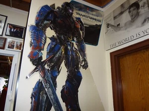 "SELTENE VALVOLINE' TRANSFORMERS OPTIMUS PRIME AUTOBOT LEBENSGROSSER KARTONAUFSTELLER - Bild 1 von 18