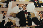 Stoff Kissen Panel Baumwolle Polyester Gobelin Natur Terrier Jack Russel 47 Cm