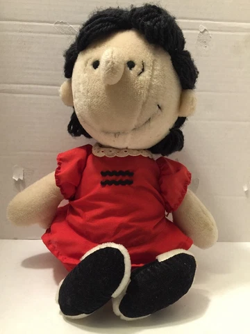 Vintage Charlie Brown Lucy Stuffed Plush Doll Toy 1963 United Feature Syndicate Cover