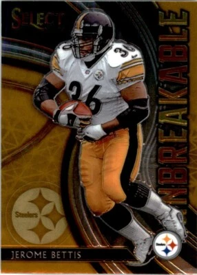 2020 Panini Select Unbreakable #12 Jerome Bettis Pittsburgh Steelers Insert *+* - Image 1 of 2