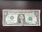 2013 1$ star note B series rare duplicate serial number.Printed in WASHINGTON DC