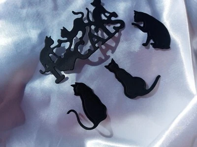 Я люблю кошек плюс 6 черный кот штампованный картон бумаги украшения доставка бесплатно - Изображение 1 из 2