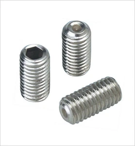 10x Edelstahl Gewindestifte M5 x 4 5 6 8 10 mm DIN913 A2-70 Madenschrauben - Foto 1 di 1