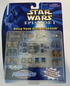 STAR WARS MICRO MACHINES BUILD YOUR OWN PODRACER EPISODE 1 BLUE… - Picture 1 of 3