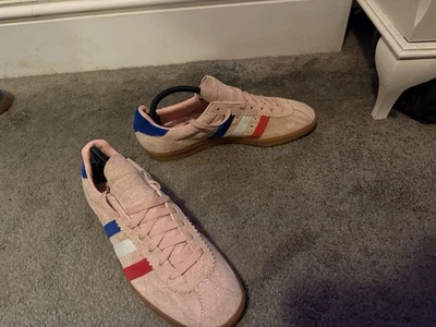 Adidas Padiham pink With Red/white Blue 8.5 - Image 1 of 4