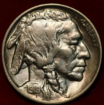 Uncirculated 1919 Philadelpia Mint Buffalo Nickel - Image 1 of 2
