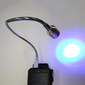 USB UV LED Black Light Flexible Pet Urine Detector Stains Gel Nail Dryer Curing - Picture 1 of 8