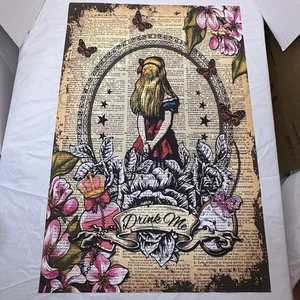 Alice im Wunderland Leinwandbild 3 Stück  - Bild 1 von 11