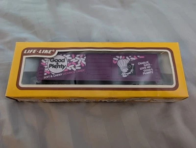 Vintage Life-Like Good & Plenty  Candy Charlie Says Ho Train Boxcar - Image 1 of 4