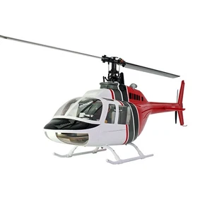 FlishRC Hubschrauber Bell 206 Jet Ranger Fire GPS 720mm RTF RC Helicopter - Bild 1 von 2