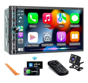 Aggiornamento Autoradio Doppio Din Wireless con Apple Carplay, Android - NUOVO - Foto 1 di 8