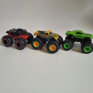 Hot Wheels Monster Trucks Lot of 3 Gas Monkey, Snapper, Darth Vader Description! - Picture 1 of 16