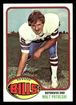 1976 Topps Walt Patulski #358 - Buffalo Bills - Image 1 of 2