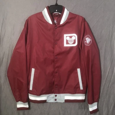 Disney World Original Retro 1971 Mickey Mouse Chaqueta de Bombardero Universitaria Para Hombre Talla S Foto 1 de 4