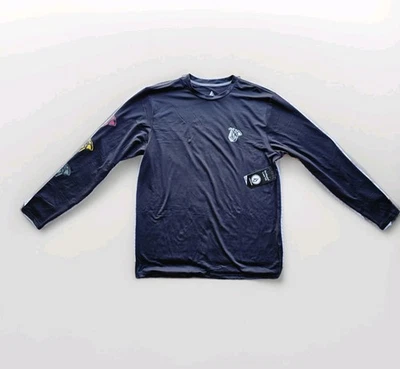 Volcom Men’s Anti-UV UPF 50+ Long Sleeve Loose Fit Thrashguard Surf Shirt XL - Image 1 of 4