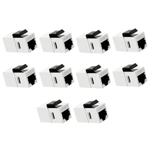 Acoplador en Línea Blindado RJ45 Cat7 7 Hembra A Hembra para Conector Modu5336 - Imagen 1 de 6