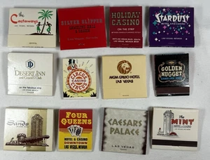 Lot of 12 Vintage Las Vegas Hotels Matchbooks, Most Unstruck - Picture 1 of 2