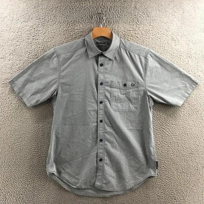 Wolverine Button Up Shirt Mens M Gray Cotton Blend Short Sleeve Collared Casual - Image 1 of 4