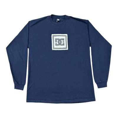 Vintage Y2K DC Shoes Long Sleeve Logo Skater Grunge Long Sleeve Men’s Size XL - Image 1 of 4