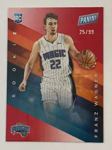 2022 Panini Father's Day Rookies Red #RC7 Franz Wagner Orlando Magic /99 - Picture 1 of 2