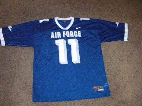 Vintage AIR FORCE #11 Nike Football Jersey men's XL Cover