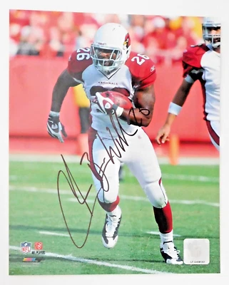 Foto assinada 8x10 de Chris Beanie Wells Arizona Cardinals Ohio State Buckeyes - 2 - Imagem 1 de 2