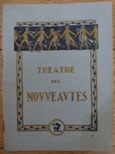 Programm "V'la L'travail!" Théâtre des Nouveautés 1937 RIP Willemetz M. Pauley - Bild 1 von 3