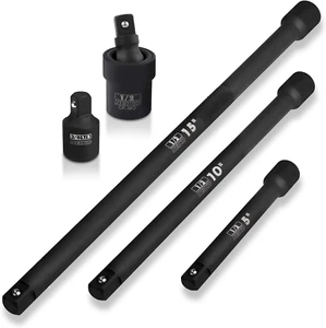 00256A 1/2-Inch Drive Impact Extension Bar and Adapter Set, 5-Piece | Includes 5 - Picture 1 of 6