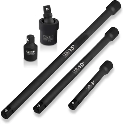 00256A 1/2-Inch Drive Impact Extension Bar and Adapter Set, 5-Piece | Includes 5 - Image 1 of 4