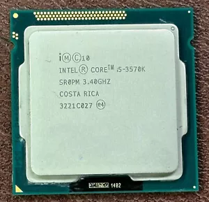 Intel Core i5-3570K 3.4GHz SR0PM 6MB quad-core LGA-1155 77W CPU processor - Picture 1 of 1