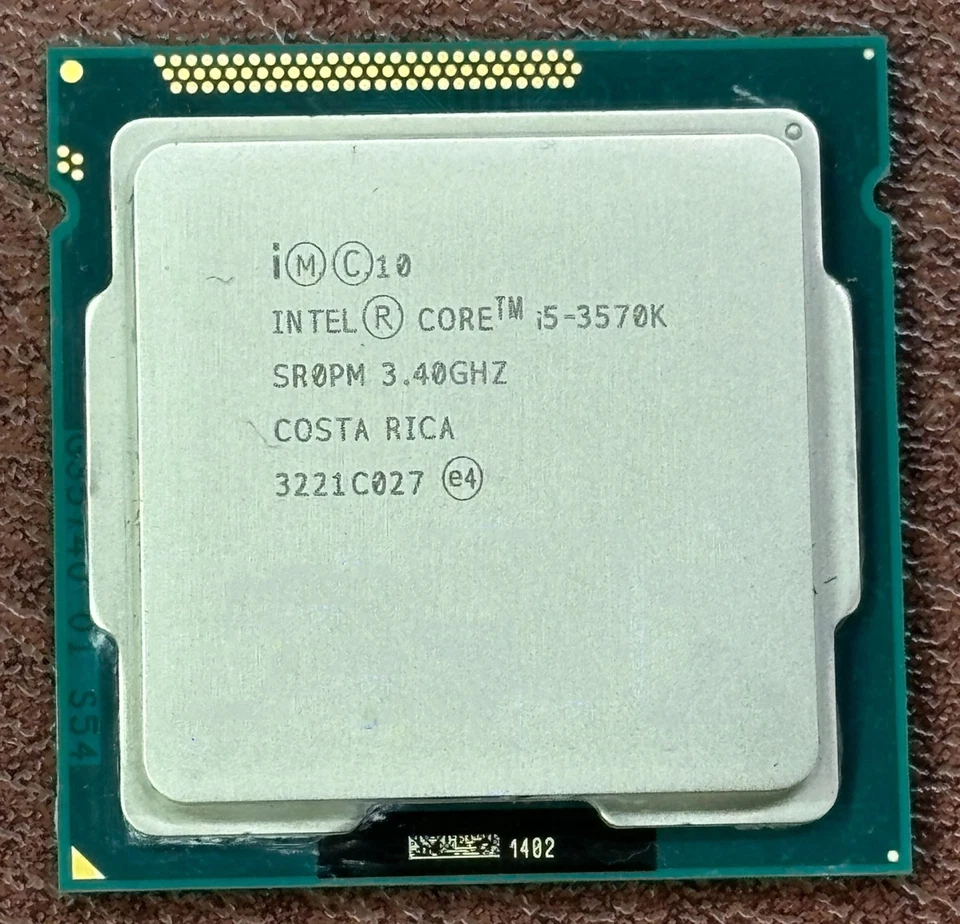 Intel Core i5-3570K 3.4GHz SR0PM 6MB quad-core LGA-1155 77W CPU processor - Image 1 of 1