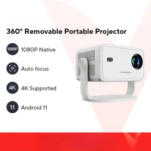 Native 1080P 650ANSI 4K Android 11 L018 360° Projector With Auto Keystone Focus - Bild 1 von 14