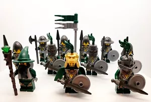 LEGO CASTLE KINGDOMS LION DARK GREEN KNIGHTS ARMY MINIFIGS NEW KING FANTASY ERA - Bild 1 von 12