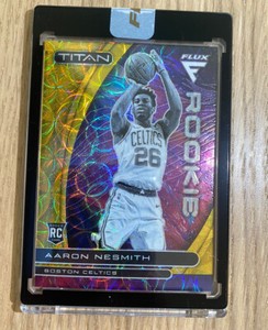 AARON NESMITH Panini FLUX ROOKIE GOLD Scope FOTL PRIZM #09/18 2020-21