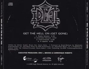 Ideal – Get The Hell On (Get Gone) (CD And Insert Only) - Picture 1 of 1
