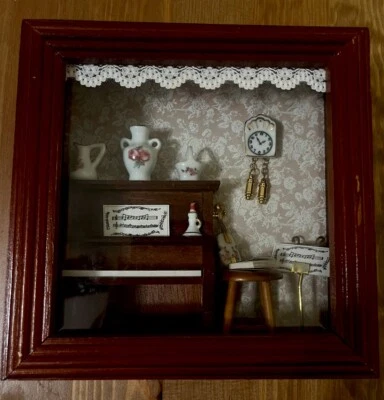 Reutter Original Germany Music Room Shadow Box Miniature Dollhouse - Image 1 of 2