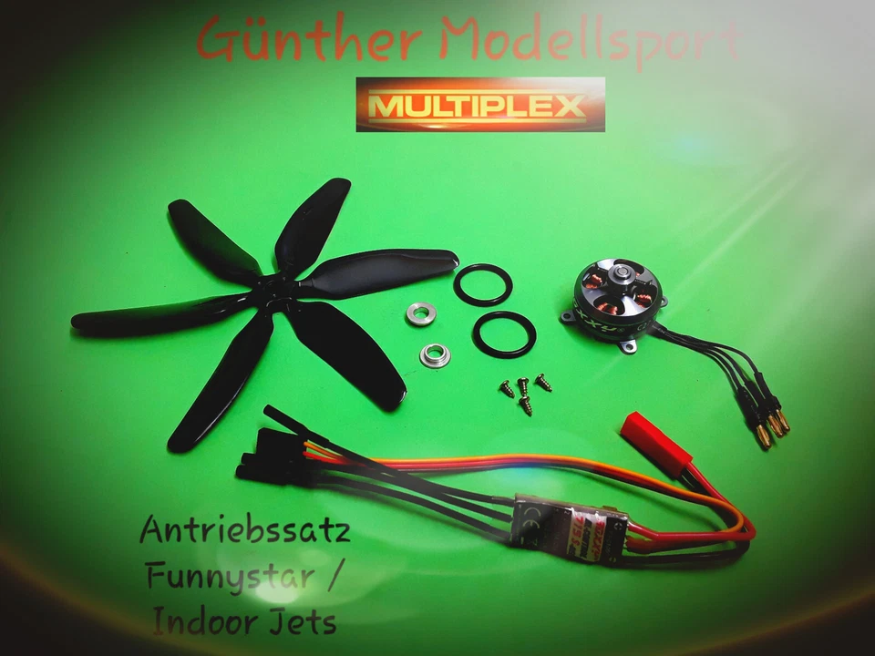 Multiplex Antriebssatz Funnystar / Indoor Jets, 1-01913 Günther Modellsport - Bild 1 von 1