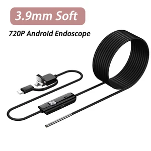 Ultra Thin Android Endoscope Camera IP67 Waterproof 720P HD Micro USB Type-C 3In - Picture 1 of 12