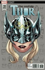 Mighty Thor #700 (NM)`18 Aaron/ Various (Variant))