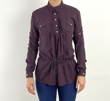 Napapijri Bluse Top Shirt Damen Gr.M (DE 40) Hemdbluse Jersey Mehrfarbig 138912