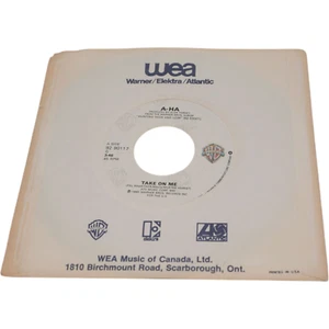 A-Ha 45 rpm "Take On Me" on Warner Bros. Records - Picture 1 of 4