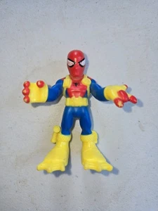Playskool Marvel Super Hero Adventures WEB SPLASH SPIDER-MAN in yellow from boat - Picture 1 of 1