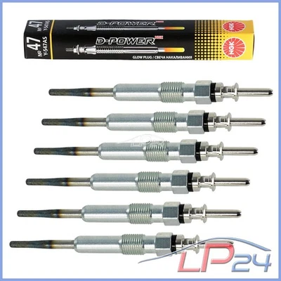 6X NGK BOUGIE DE PRÉCHAUFFAGE POUR BMW SÉRIE 5 E60 E61 X5 E53 E70 X6 E71 E72 - Photo 1/3