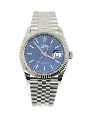 Reloj Rolex Datejust 36 esfera azul acero inoxidable 126234 Foto 1 de 4