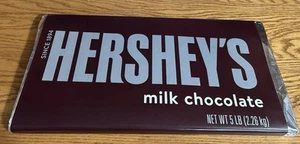 Hersheys Tavoletta di Caramelle al Cioccolato 5 LBS Nuova BB Luglio 2025 - Foto 1 di 3