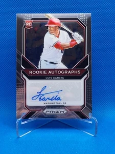 Panini Prizm 2021 - Autógrafos de novato Luis García #RA-LVG Silver Prizm -RC - Imagen 1 de 2