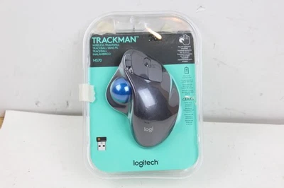 NEU OPEN BOX - Logitech Trackman Wireless USB Thumb Trackball Maus - Bild 1 von 4