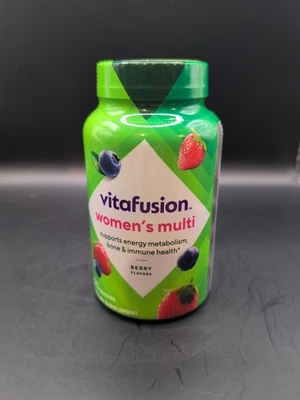 Vitafusion Gummies Women's Multi Vitamin Berry Energy Metabolism 120ct Exp 9/26 - Image 1 of 3